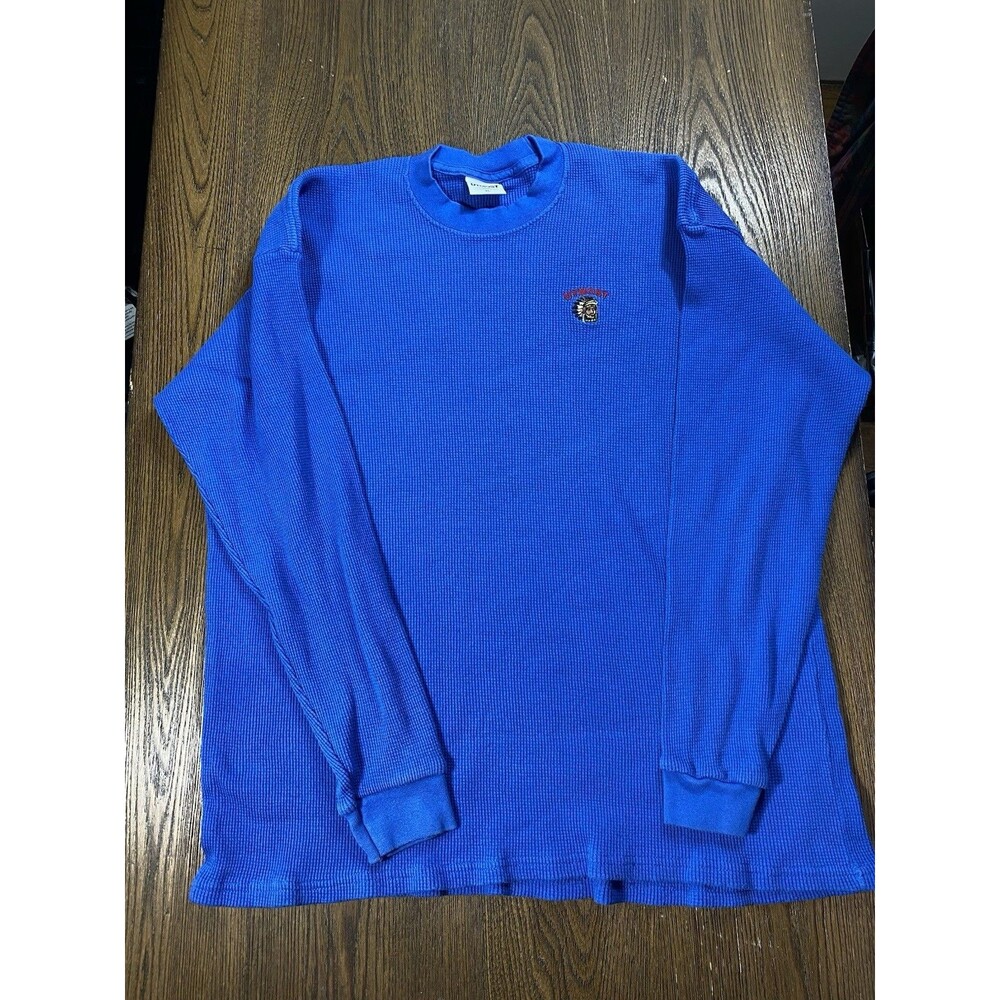 Utmost Indian Cherokee blue crewneck sweater street Skateboard Size XL 23pit2pit
